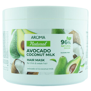 Aroma Hair Mask Avocado Coconut Milk 450Ml
