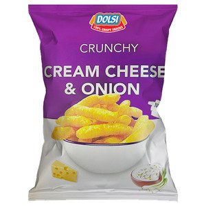 Dolsi Chips Crunchy Cream Cheese & Onion 80G
