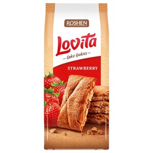 Roshen Lovita Cake Cookies Strawberry 168G