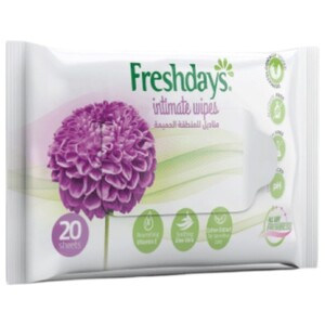 Freshdays Intimate Wipes 20 Pieces