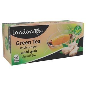 London Tea Green Tea With Ginger 20 Bags