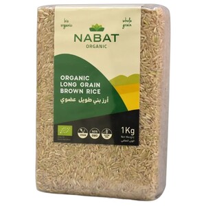 Nabat Organic Long Grain Brown Rice 1Kg