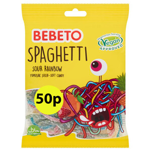 Bebeto Jelly Sour Spaghetti 70G