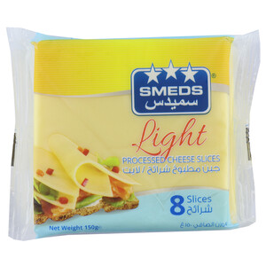 Smeds Processed Cheese Light 150G