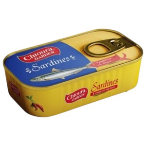 Chtoura Garden Sardines With Chili In Vegetable Oil 125G