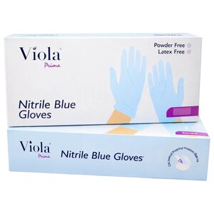 Viola Nitrile Gloves Box Medium Blue 50 Pieces