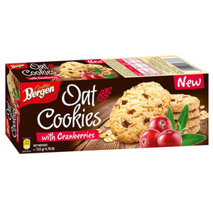 Bergen Cookies Oat With Cranberries 135G