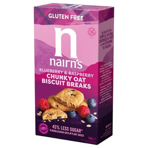 Nairn's Gluten Free Blueberry&Raspbreey 160G
