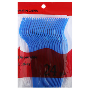 Let's Party Blue Forks 30 Pieces