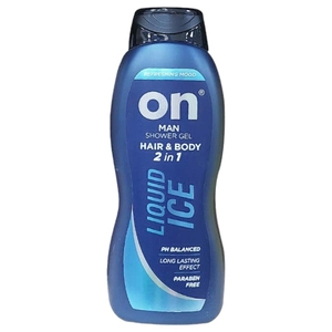 On Shower Gel 2In1 Hair & Body Liquid Ice 650Ml