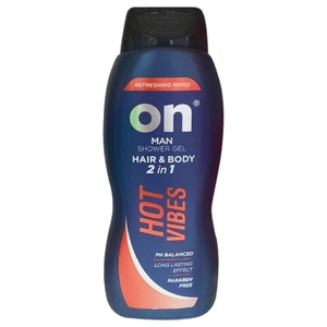 On Shower Gel 2In1 Hair & Body Hot Vibes 650Ml