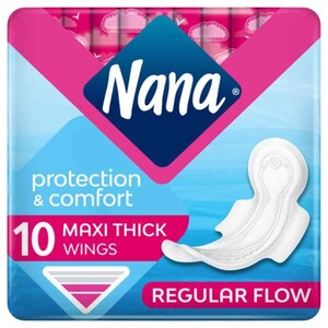 Nana Pads Maxi Thick Regular 10 Pieces