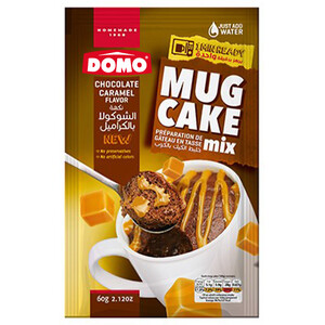 Domo Mug Cake Chocolate Caramel 60G