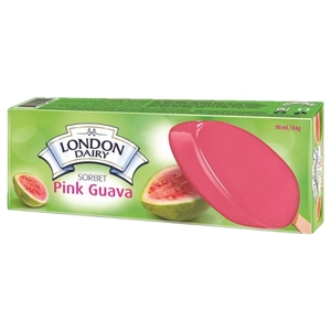 London Dairy Ice Cream Sorbet Pink Guava 90Ml