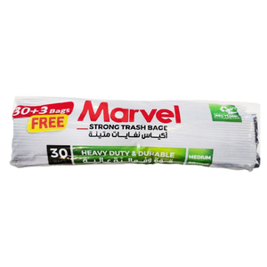 Marvel Strong Trash Bags Medium 33 Pieces