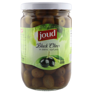 Joud Black Olives Jar 600G