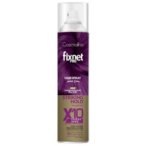 Cosmaline Fixnet Pro Hair Spray Striking Hold X10 500Ml