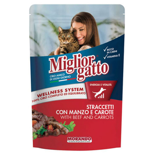 Miglior Gatto With Beef And Carrots 100G