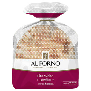 Al Forno Pita White Bread Small 400G