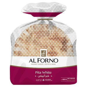 Al Forno Pita White Bread Big 800G