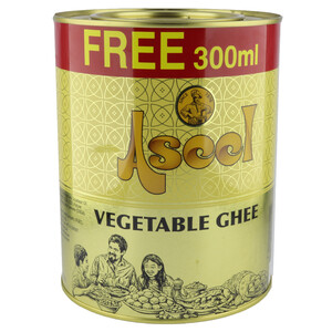 Aseel Vegetable Ghee 2Kg+300G Free