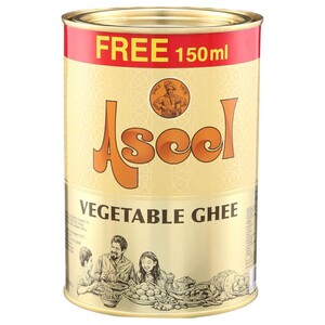 Aseel Vegetable Ghee 1Kg + 150Ml Free