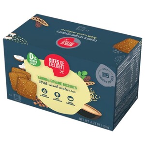 Bites Of Delight Biscuit Tahini & Sesame 0% Sugar Free 120G
