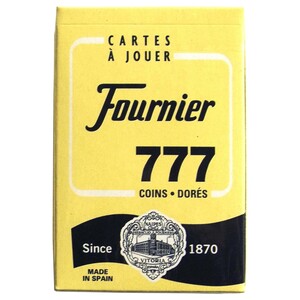 Fournier 777 Playing Gold Cards
