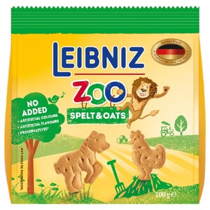 Leibniz Zoo Biscuits Spelt & Oats 100G