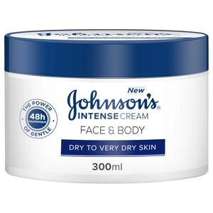 Johnson's Intense Cream Face & Body 300Ml