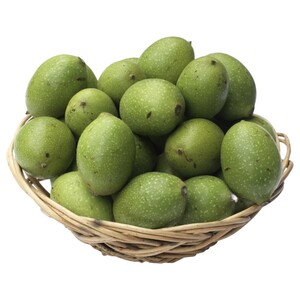 Fresh Whole Green Walnut