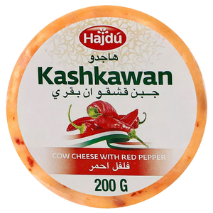 Hajdu Kashkaval Cow Cheese Red Pepper 200G
