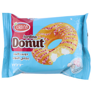 Jordina Donut Cake Filled Raspberry Cream 40G