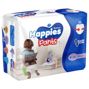 Happies Diapers Pants Size 5 25 Pieces