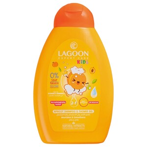 Lagoon Kids 2In1 Shampoo & Shower Gel Apricot 400Ml