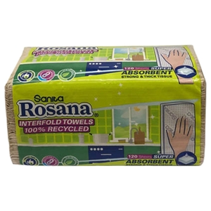 Rosana Interfold Towel Recycled 120 Sheets