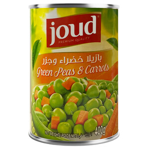 Joud Green Peas With Carrots 400G