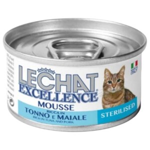 Lechat Excellence Cat Food Mousse Sterilised Rich In Tuna And Pork 85G