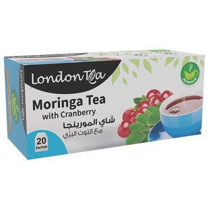 London Tea Moringa With Cranberry 20 Bags