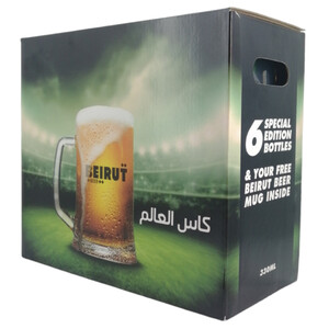 Beirut Beer 330Ml*6+1 Mug Free
