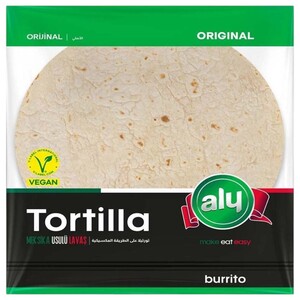 Aly Flour Vegan Tortillas 25Cm 10 Pieces 650G