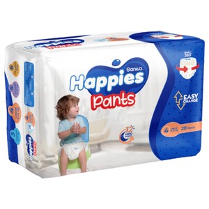 Happies	Pants Large Size 4 28 Pieces