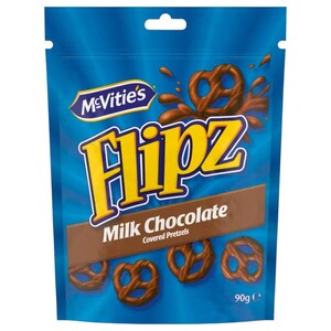 Mcvities Flipz Milk Chocolate 90G