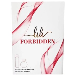 Lili Eau De Parfum Forbidden 100Ml + Deodorant 150Ml