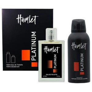 Hamlet Eau De Toilette Platinum 100Ml + Deodorant 150Ml