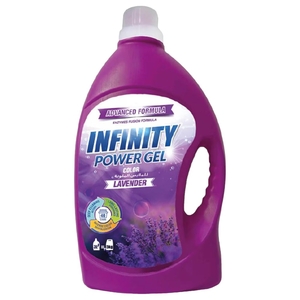 Infinity Power Gel Liquid Laundry Detergent Color Lavender 3L