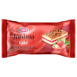 Jordina Sponge Cake Filled Strawberry Cream 40G