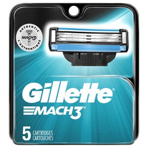 Gillette Mach 3+ Blades 5 Pieces
