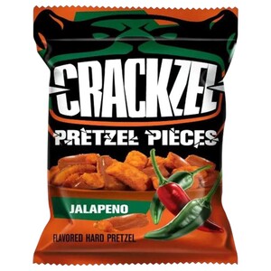 Crackzel Pretzel Pieces Jalapeno 65G