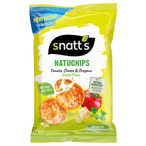 Snatt's Popped Chips With Tomato, Cheese & Oregano 75G